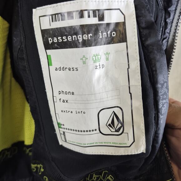 Volcom Women's L Puzzled Jkt. Insulated Snowboard Ski Burgundy Winter Coat Hood - Picture 10 of 11